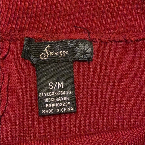 Ribbed Pencil Skirt - Picture 3 of 3